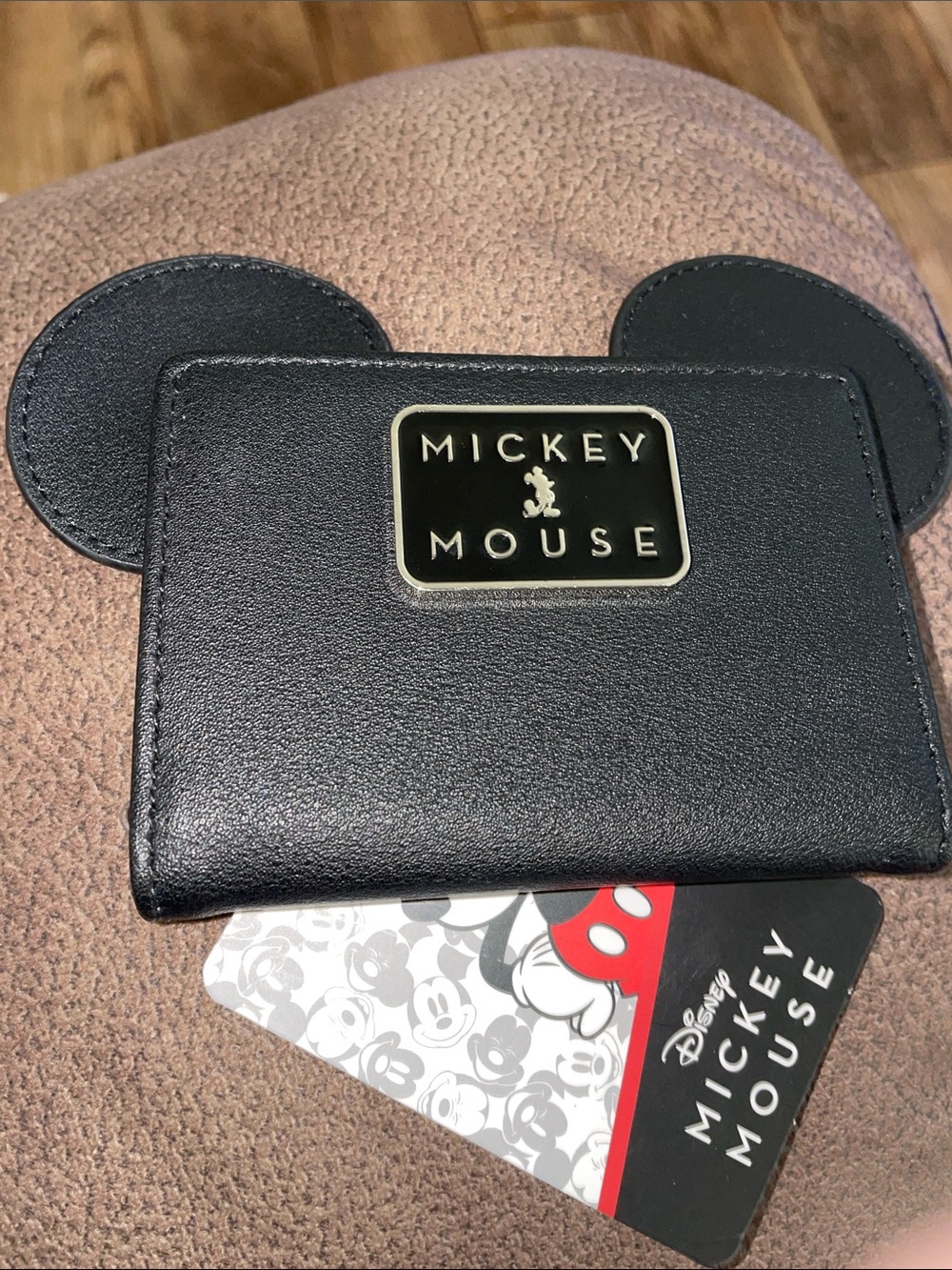Mickey Mouse Black Ear Card Wallet